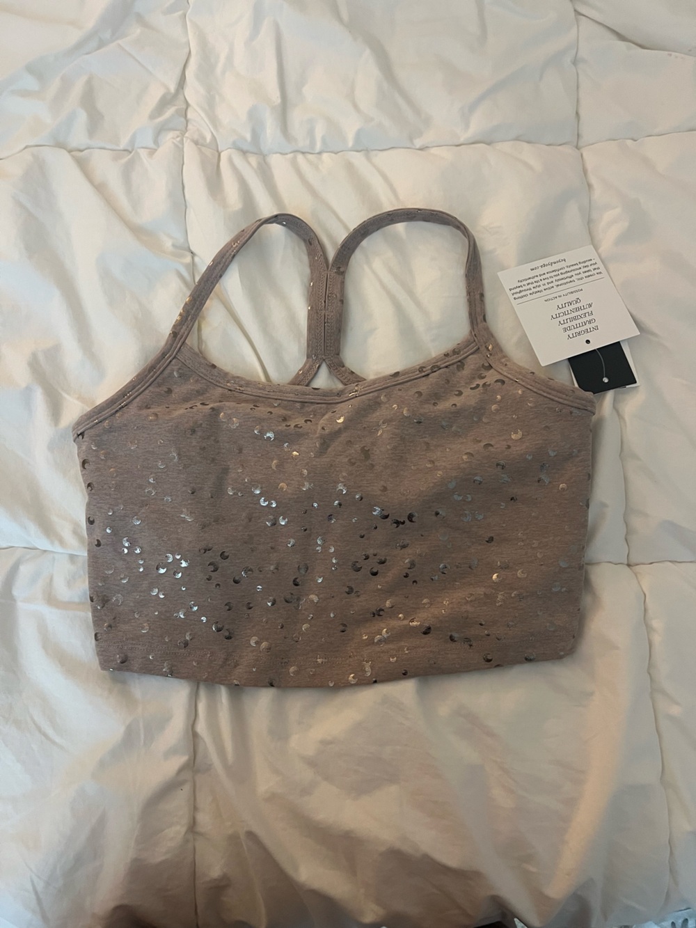 Beyond Yoga Silver Crop Cami - Women